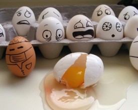 可爱的鸡蛋人来袭：蛋碎了一地 鸡蛋人的表情大合集