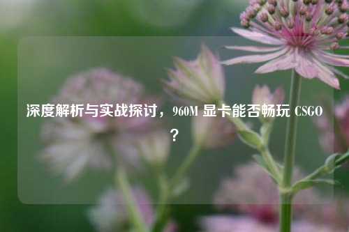 深度解析与实战探讨，960M 显卡能否畅玩 CSGO？