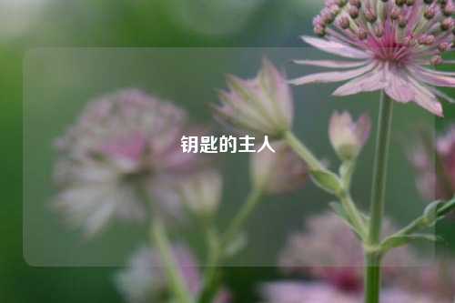 钥匙的主人