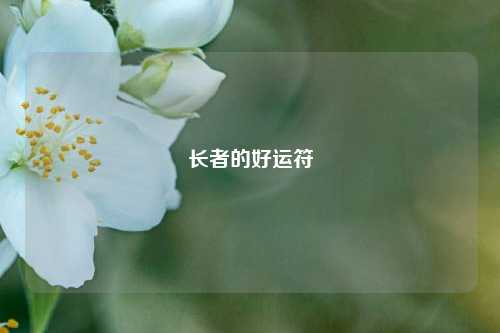 长者的好运符