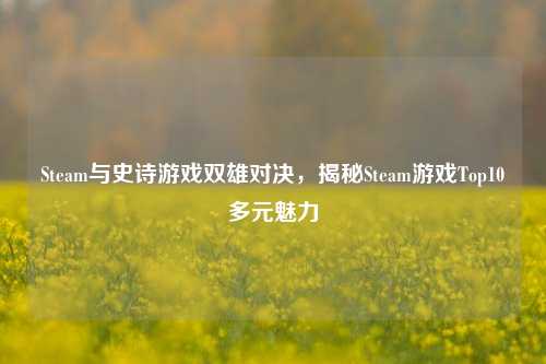Steam与史诗游戏双雄对决，揭秘Steam游戏Top10多元魅力