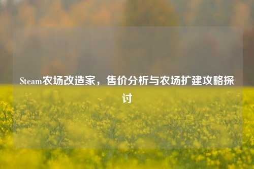 Steam农场改造家，售价分析与农场扩建攻略探讨