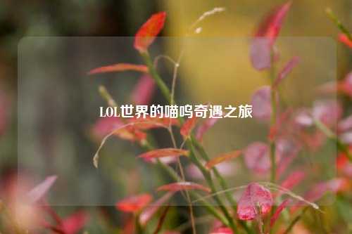 LOL世界的喵呜奇遇之旅