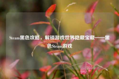 Steam黑色攻略，解锁游戏世界隐藏宝藏——黑色Steam游戏