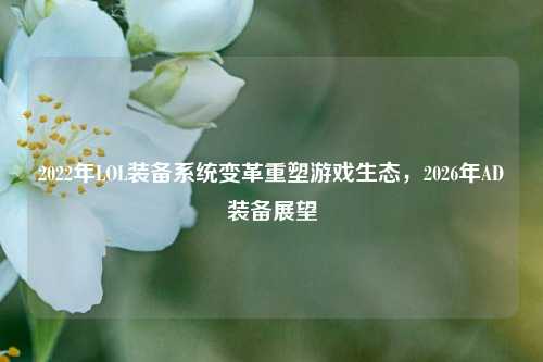2022年LOL装备系统变革重塑游戏生态，2026年AD装备展望